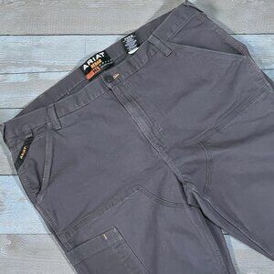 Ariat Rebar M4 Stackable Pants Jeans 42 x 30 DuraStretch Double Front Gray Work